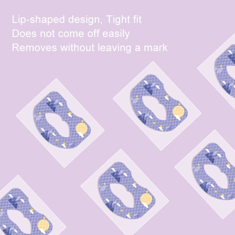 30pcs /Box Fawnmum Mouth Breathing Patch Night Stop Snoring Patch Anti-Snoring Closed Mouth Patch, Color: Children Purple - free shipping - PMC TechLife - Order now!