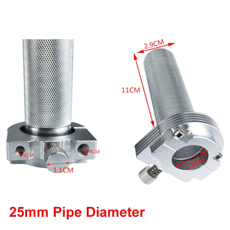 For Harley 883 / 1200 Aluminum Alloy Motorcycle Throttle Twist Oil Twist Oiler, Size: 22mm(Silver) - Grips by PMC TechLife | Online Shopping South Africa | PMC TechLife | Buy Now Pay Later Mobicred