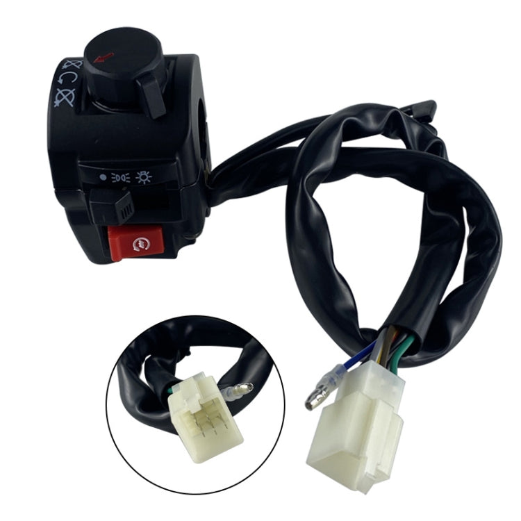 For QJ Storm Taizi 150 Motorcycle Left And Right Handlebar Switch Assembly(Black) - Grips by PMC TechLife | Online Shopping South Africa | PMC TechLife | Buy Now Pay Later Mobicred