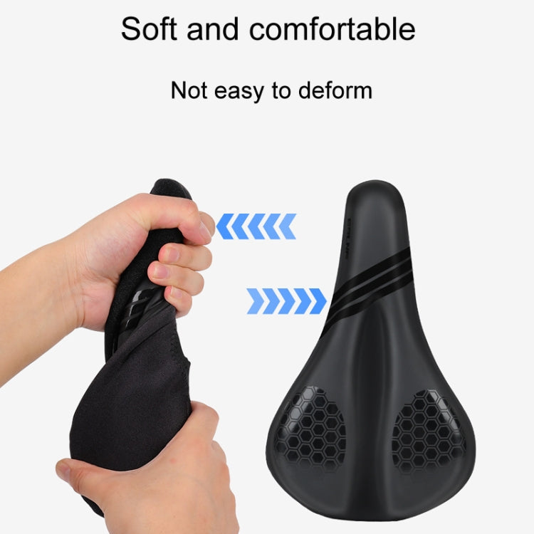 ESLNF Mountain Bike Saddle Cover Cycling Shock Absorbing Saddle Gear, Style: Round Logo - free shipping - PMC TechLife - Order now!