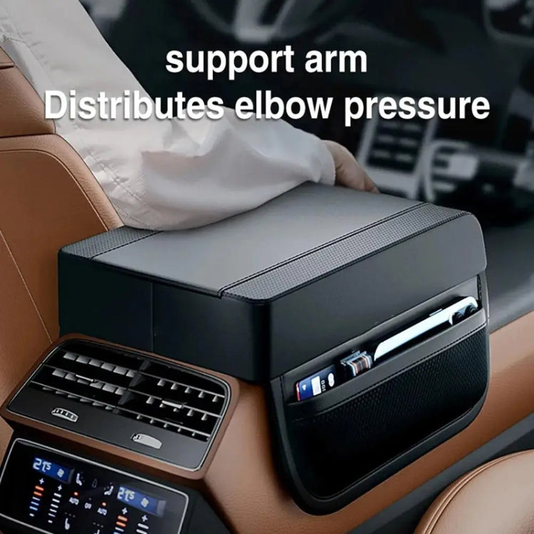 Car Armrest Box Heightening Pad Memory Foam Elbow Support(Dark Brown) - Stowing Tidying by PMC TechLife | Online Shopping South Africa | PMC TechLife | Buy Now Pay Later Mobicred