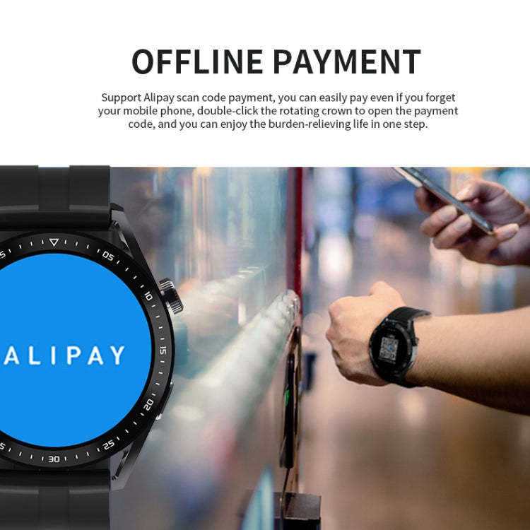 HW28 1.39-inch IP67 Waterproof Health Monitoring Bluetooth Call Smart Watch with NFC Payment(Grey) - Smart Watches by PMC TechLife | Online Shopping South Africa | PMC TechLife | Buy Now Pay Later Mobicred