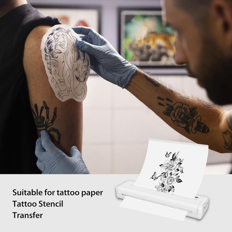 A4-XZ 203DPI A4 Home Portable Smart Wireless Inkless Thermal Printer(White) - Printer by PMC TechLife | Online Shopping South Africa | PMC TechLife | Buy Now Pay Later Mobicred