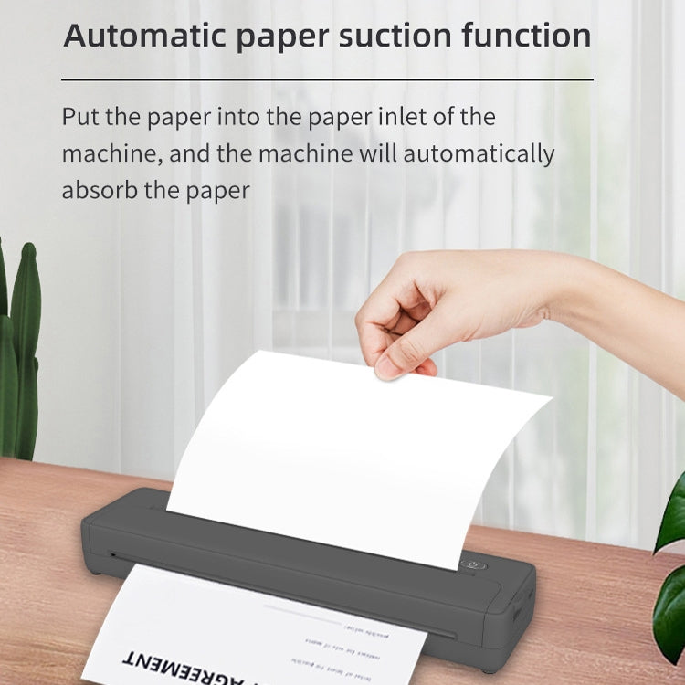 A4-XZ 203DPI A4 Home Portable Smart Wireless Inkless Thermal Printer(White) - Printer by PMC TechLife | Online Shopping South Africa | PMC TechLife | Buy Now Pay Later Mobicred