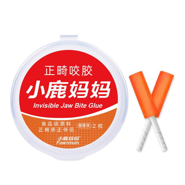 Fawnmum 2pcs /Box Handheld Hollow Cylinder Orthodontic Bite Sticks(Orange) - free shipping - PMc TechLife - Order now!