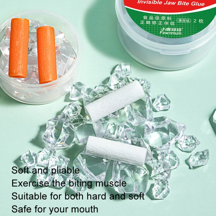 Fawnmum 2pcs /Box Handheld Hollow Cylinder Orthodontic Bite Sticks(Original Flavor) - free shipping - PMc TechLife - Order now!