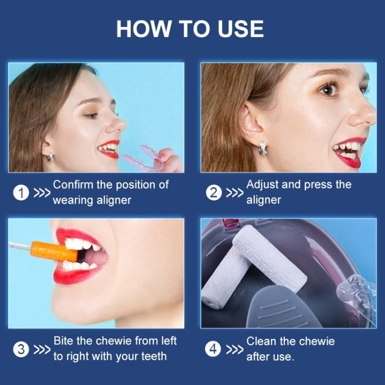 Fawnmum 2pcs /Box Handheld Hollow Cylinder Orthodontic Bite Sticks(Orange) - free shipping - PMc TechLife - Order now!