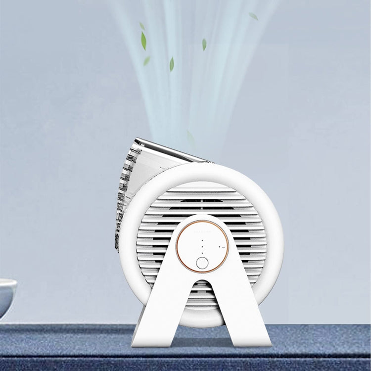 F7 Snail-shaped Desktop Mini Portable Bladeless Air Circulation Fan(Blue) - Electric Fans by PMC TechLife | Online Shopping South Africa | PMC TechLife | Buy Now Pay Later Mobicred