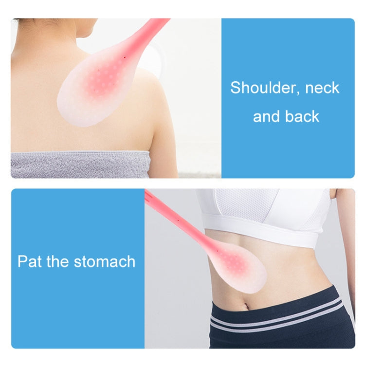 Meridian Points Gua Sha Patting Board Silicone Palm Massage Whacker, Style: Pink 32cm - free shipping - PMC TechLife - Order now!