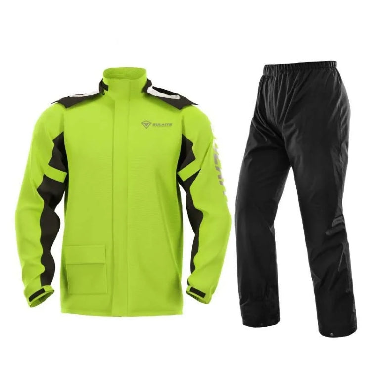 SULAITE Outdoor Motorcycle Riding Full Body Split Raincoat Suit, Size: M(Green) - free shipping - PMC TechLife - Order now!