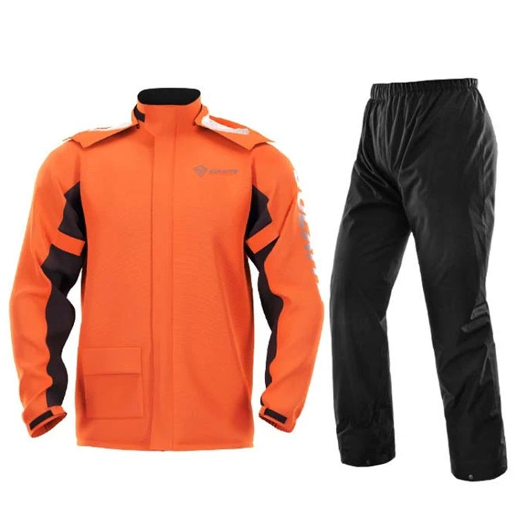 SULAITE Outdoor Motorcycle Riding Full Body Split Raincoat Suit, Size: M(Orange) - free shipping - PMC TechLife - Order now!