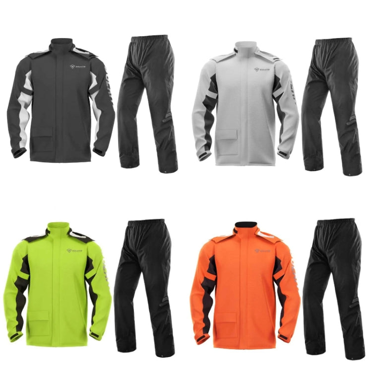 SULAITE Outdoor Motorcycle Riding Full Body Split Raincoat Suit, Size: XXXL(Black) - free shipping - PMC TechLife - Order now!
