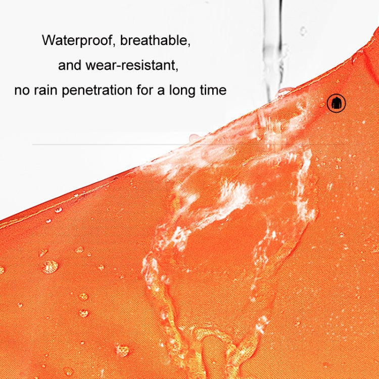 SULAITE Outdoor Motorcycle Riding Full Body Split Raincoat Suit, Size: XXL(Orange) - free shipping - PMC TechLife - Order now!