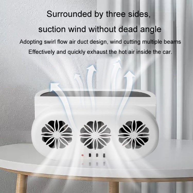 USB Plug-In Car Window Exhaust Fan Car Air Circulation Cooling Ventilation Fan, Color: Black - Heating & Fans by PMC TechLife | Online Shopping South Africa | PMC TechLife | Buy Now Pay Later Mobicred