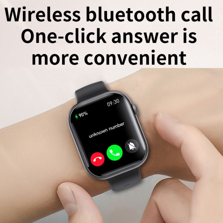 F70  2.1 Inch Screen Smart Watch With Blood Sugar/Blood Oxygen Monitoring /SOS Alarm/100+ Sports Modes, Color: Black SIlver 3-bead - Smart Watches by PMC TechLife | Online Shopping South Africa | PMC TechLife | Buy Now Pay Later Mobicred