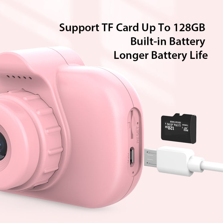 DC501 2.0-Inch 4X Zoom HD Digital Camera Mini Children Photography Camera, Color: Blue+32G - Children Cameras by PMC TechLife | Online Shopping South Africa | PMC TechLife | Buy Now Pay Later Mobicred