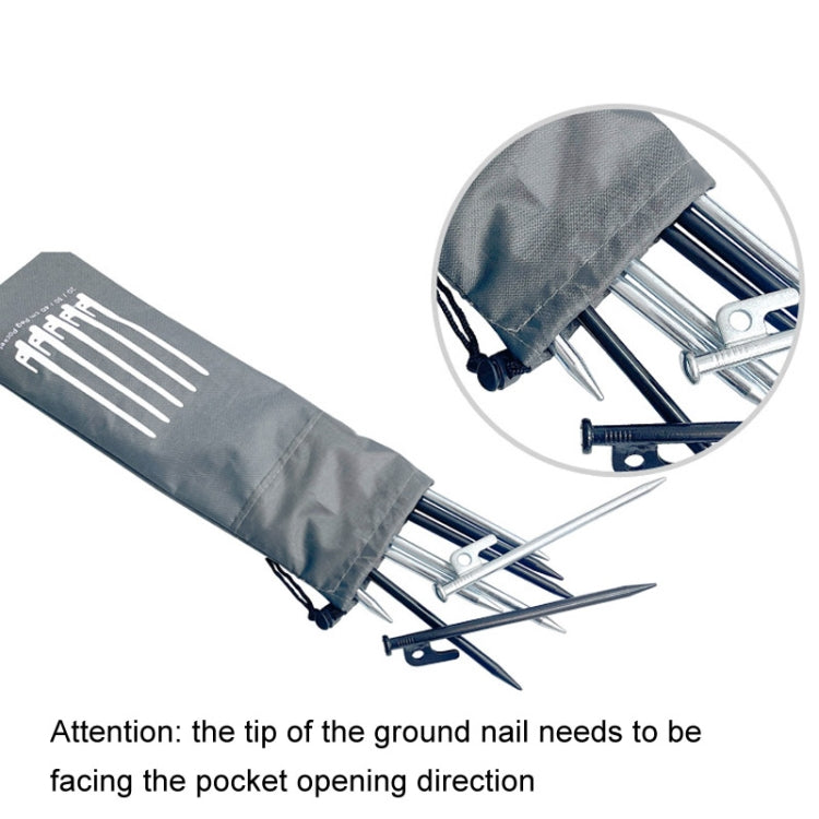 L 40cm Ground Spike Storage Bag Outdoor Camping Accessories Portable Handheld Storage Bag - Tents & Accessories by PMC TechLife | Online Shopping South Africa | PMC TechLife | Buy Now Pay Later Mobicred