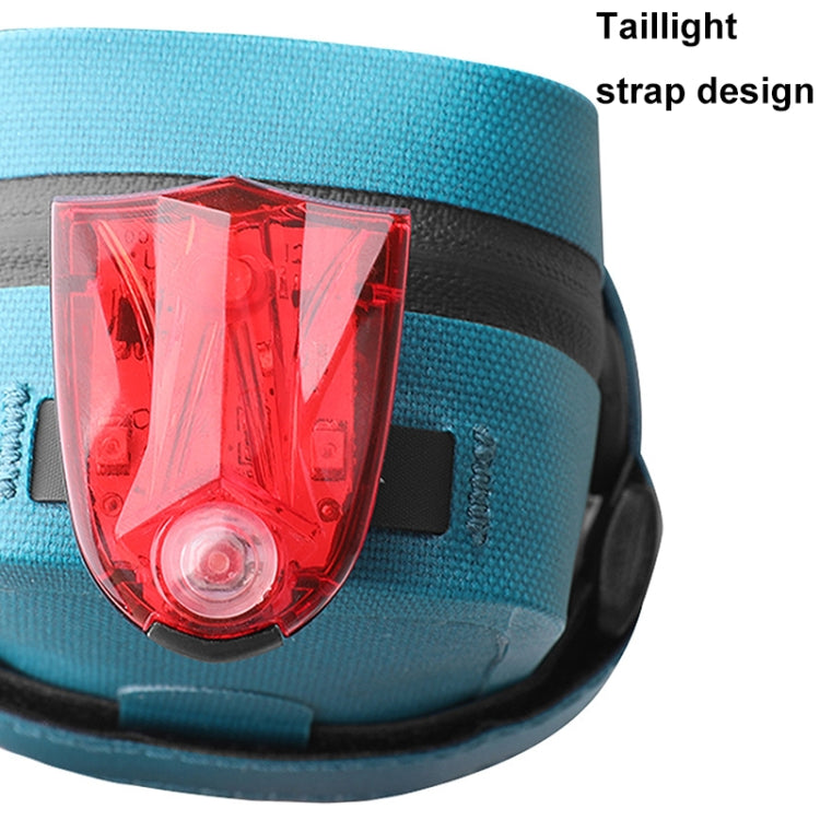 Rhinowalk RK5200 0.39L Bicycle Lightweight Waterproof Tail Bag Outdoor Cycling TPU Saddle Bag(Orange) - Bicycle Bags by Rhinowalk | Online Shopping South Africa | PMC TechLife | Buy Now Pay Later Mobicred