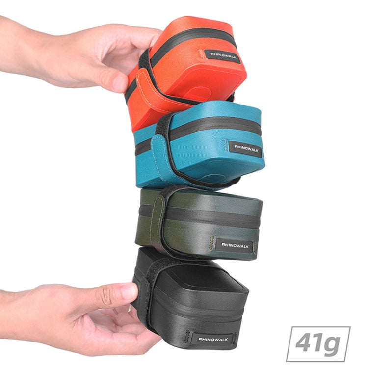 Rhinowalk RK5200 0.39L Bicycle Lightweight Waterproof Tail Bag Outdoor Cycling TPU Saddle Bag(Blue) - Bicycle Bags by Rhinowalk | Online Shopping South Africa | PMC TechLife | Buy Now Pay Later Mobicred