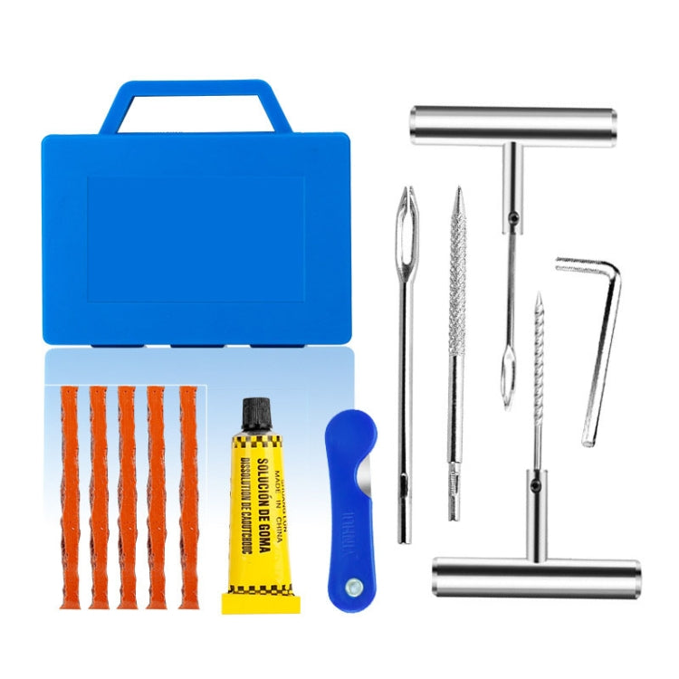8 In 1 Car Tire Repair Tool Set Motorcycle Vacuum Tire Emergency Fast Repair Toolkit - Tire Repair & Installation Tools by PMc TechLife | Online Shopping South Africa | PMc TechLife | Buy Now Pay Later Mobicred