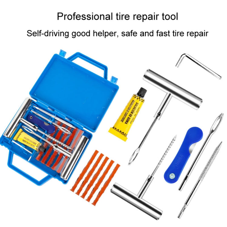 8 In 1 Car Tire Repair Tool Set Motorcycle Vacuum Tire Emergency Fast Repair Toolkit - Tire Repair & Installation Tools by PMc TechLife | Online Shopping South Africa | PMc TechLife | Buy Now Pay Later Mobicred