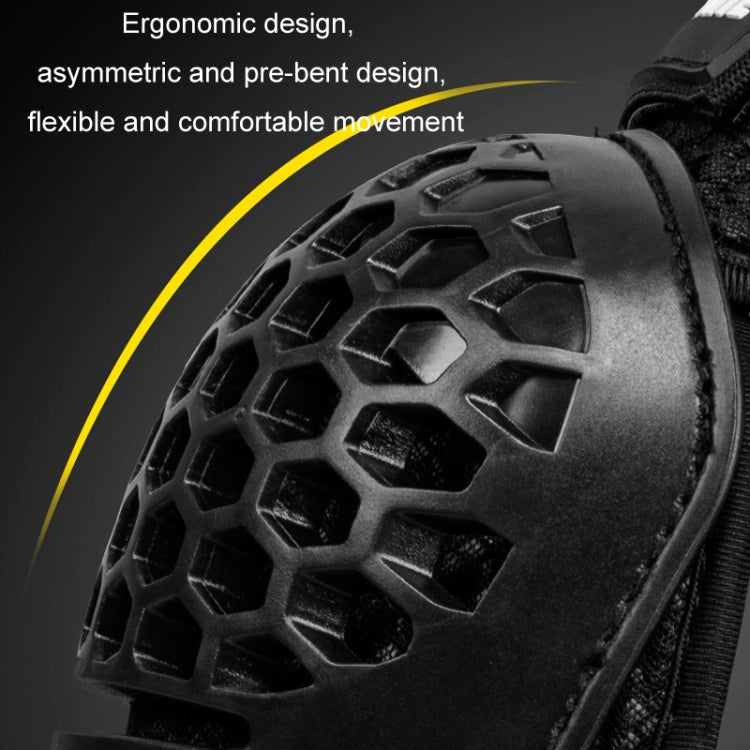 SULAITE Cycling Honeycomb Breathable Heat Dissipation Motorcycle Adjustable Protective Gear, Style: 2pcs /Set Knee Pads - free shipping - PMC TechLife - Order now!