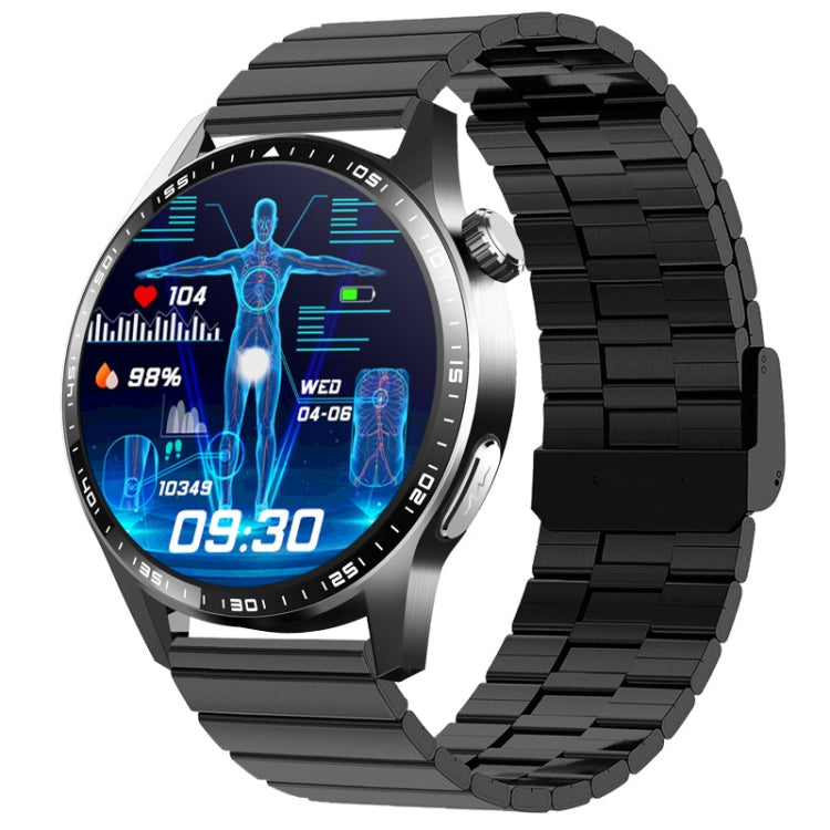 F400  1.55 Inch Screen Smart Watch Support ECG/ Blood Oxygen / Blood Sugar / 150+ Sports Mode, Color: Black Bamboo - Smart Watches by PMC TechLife | Online Shopping South Africa | PMC TechLife | Buy Now Pay Later Mobicred