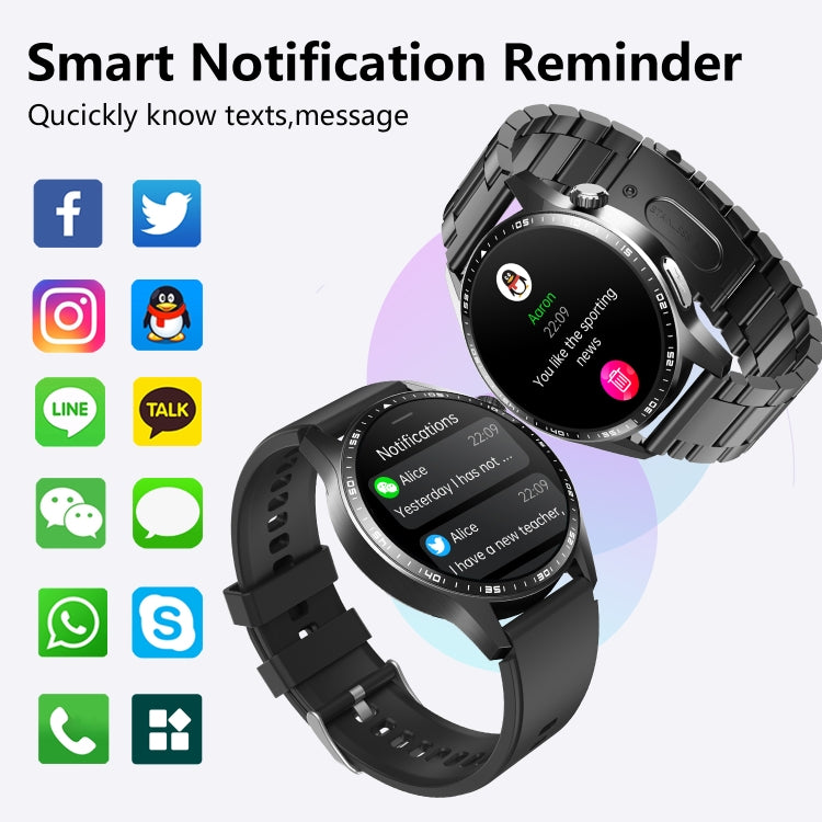 F400  1.55 Inch Screen Smart Watch Support ECG/ Blood Oxygen / Blood Sugar / 150+ Sports Mode, Color: Black Silicone - free shipping - PMC TechLife - Order now!