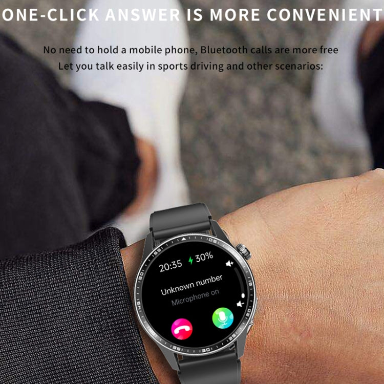 F400  1.55 Inch Screen Smart Watch Support ECG/ Blood Oxygen / Blood Sugar / 150+ Sports Mode, Color: Black Brown Leather - Smart Watches by PMC TechLife | Online Shopping South Africa | PMC TechLife | Buy Now Pay Later Mobicred