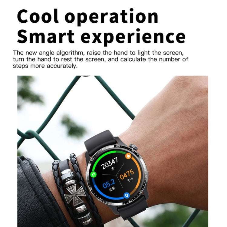 F207 Smart Watch 1.35-Inch Narrow Edge Screen Supports Bluetooth Calls / 24H Health Monitoring / 150+ Sports Modes, Color: Black Brown Leather - Smart Watches by PMC TechLife | Online Shopping South Africa | PMC TechLife | Buy Now Pay Later Mobicred