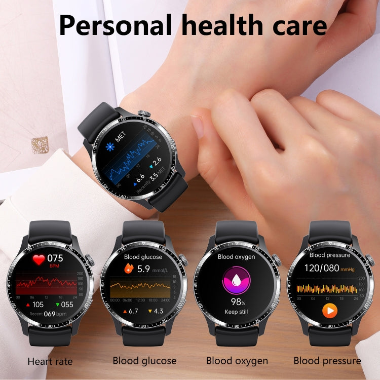F207 Smart Watch 1.35-Inch Narrow Edge Screen Supports Bluetooth Calls / 24H Health Monitoring / 150+ Sports Modes, Color: Silver Bamboo - Smart Watches by PMC TechLife | Online Shopping South Africa | PMC TechLife | Buy Now Pay Later Mobicred