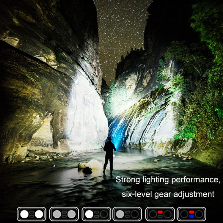 Mini Type-C Rechargeable Outdoor Keychain Light Flashlight(Lamp Head Rotatable Black) - Mini Flashlight by PMc TechLife | Online Shopping South Africa | PMc TechLife | Buy Now Pay Later Mobicred