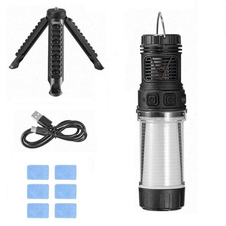 3 in 1 LED Mosquito Repellent Camping Light Magnetic Outdoor Tent Light(W8122 Black) - Camping Lighting by PMc TechLife | Online Shopping South Africa | PMc TechLife | Buy Now Pay Later Mobicred
