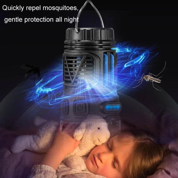 3 in 1 LED Mosquito Repellent Camping Light Magnetic Outdoor Tent Light(W8122 Black) - Camping Lighting by PMc TechLife | Online Shopping South Africa | PMc TechLife | Buy Now Pay Later Mobicred
