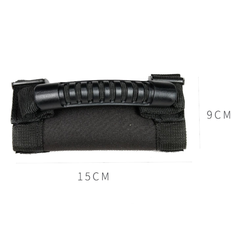UTV Beach Bike Conversion Car Handle Rope Polaris RZR Non-Slip Handrail(Black) - Grips by PMC TechLife | Online Shopping South Africa | PMC TechLife | Buy Now Pay Later Mobicred