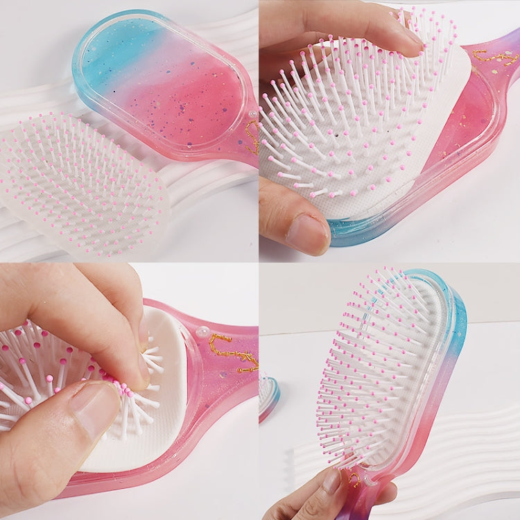 Air Cushion Comb Set Silicone Mold DIY Epoxy Resin Craft Making Mold, Spec: Oval 001 - free shipping - PMc TechLife - Order now!