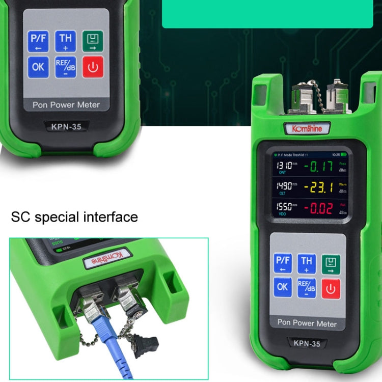 Komshine KPN-35 High Precision PON Optical Power Meter 1310/1490/1550nm Fiber Tester(SC/UPC Interface) - free shipping - PMC Jewellery - Order now!