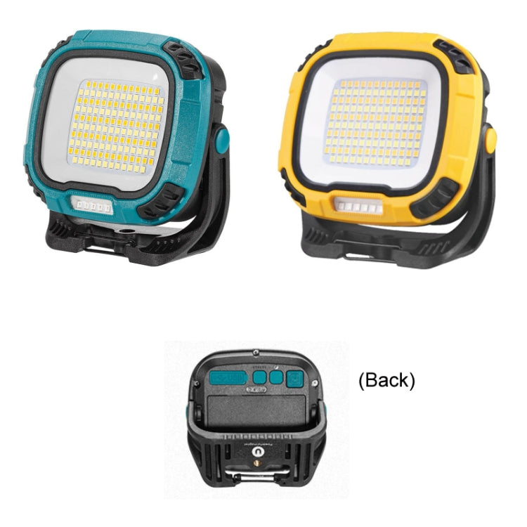 COB Work Lilight Type-C Charging Outdoor Lighting Floodlight(W892-1 Yellow Without Battery) - Camping Lighting by PMC Jewellery | Online Shopping South Africa | PMC Jewellery | Buy Now Pay Later Mobicred
