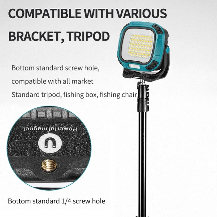 COB Work Lilight Type-C Charging Outdoor Lighting Floodlight(W892-1 Yellow Without Battery) - Camping Lighting by PMC Jewellery | Online Shopping South Africa | PMC Jewellery | Buy Now Pay Later Mobicred