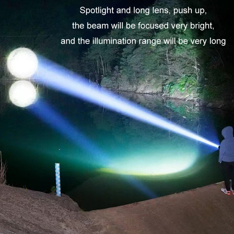 Type-C Rechargeable Outdoor Zoom Strong Laser Flashlight(519) - LED Flashlight by PMC Jewellery | Online Shopping South Africa | PMC Jewellery | Buy Now Pay Later Mobicred