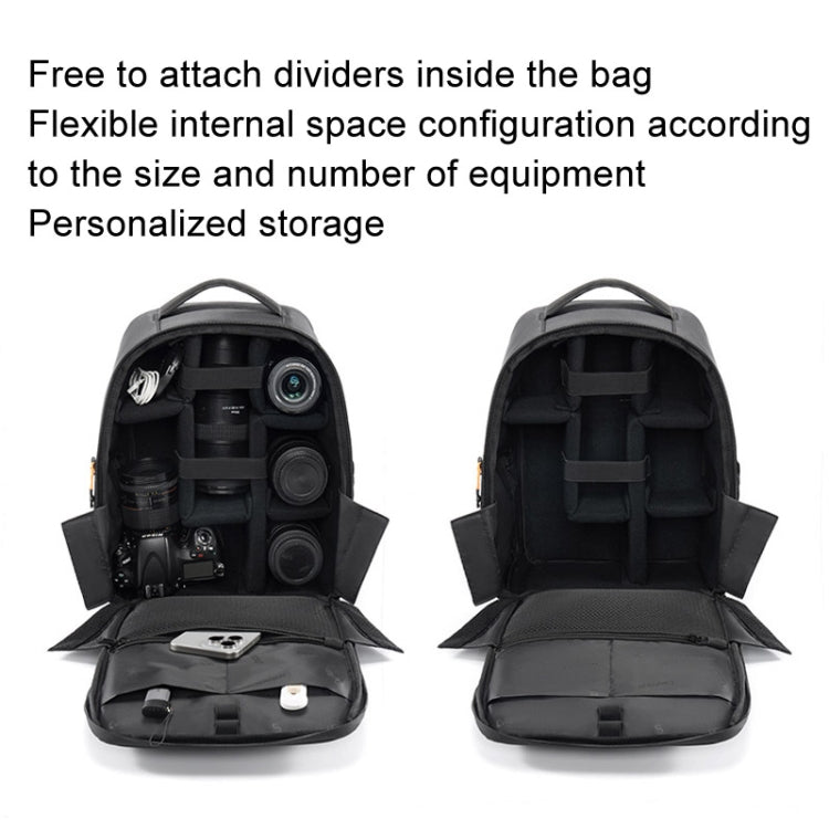 Cwatcun D93 Casual Camera Bag Waterproof Photography Bag(3.0 Small Black) - free shipping - PMC TechLife - Order now!