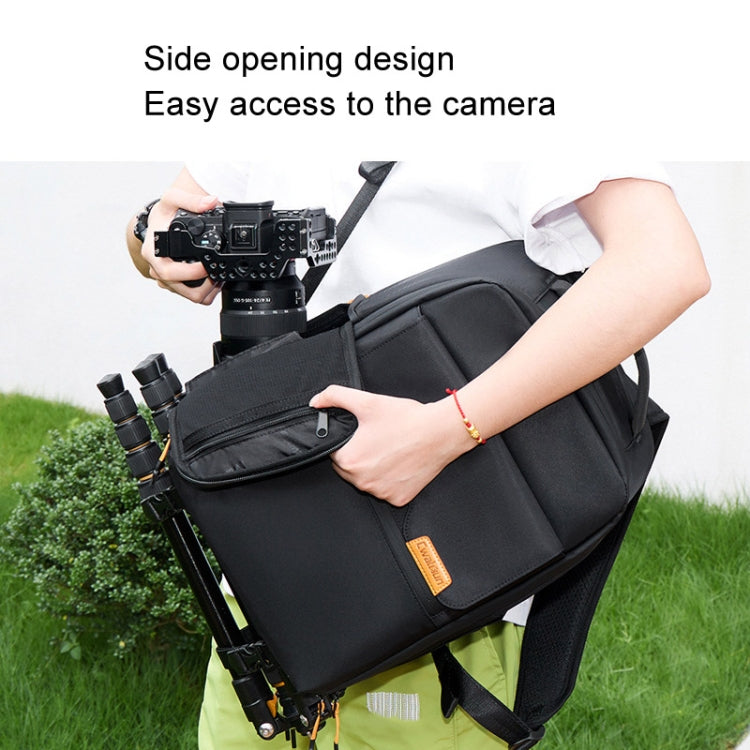 Cwatcun D93 Casual Camera Bag Waterproof Photography Bag(3.0 Small Black) - free shipping - PMC TechLife - Order now!