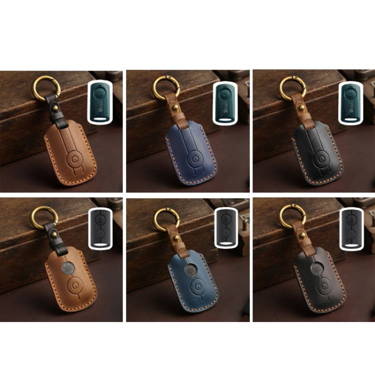 For YAMAHA NMAX155/XMAX300/Aerox/Jauns Hallmo Motorcycle Key Cover, Color: 2 Key Black Not Hollowed - Car Key Cases by Hallmo | Online Shopping South Africa | PMC Jewellery | Buy Now Pay Later Mobicred