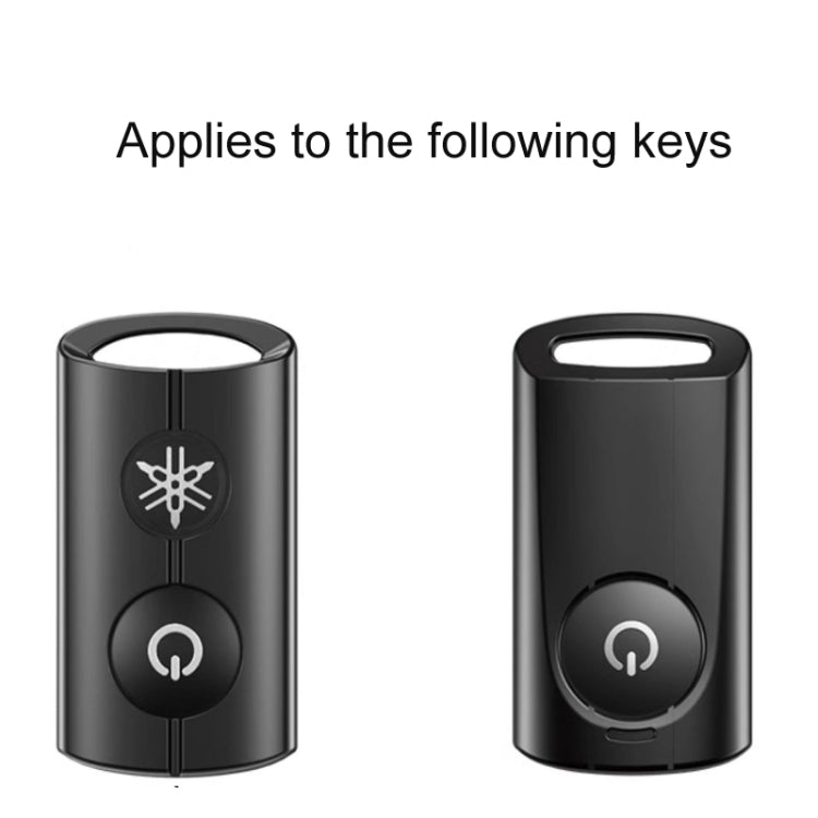 For YAMAHA NMAX155/XMAX300/Aerox/Jauns Hallmo Motorcycle Key Cover, Color: 1 Key Blue Hollowed - Car Key Cases by Hallmo | Online Shopping South Africa | PMC Jewellery | Buy Now Pay Later Mobicred