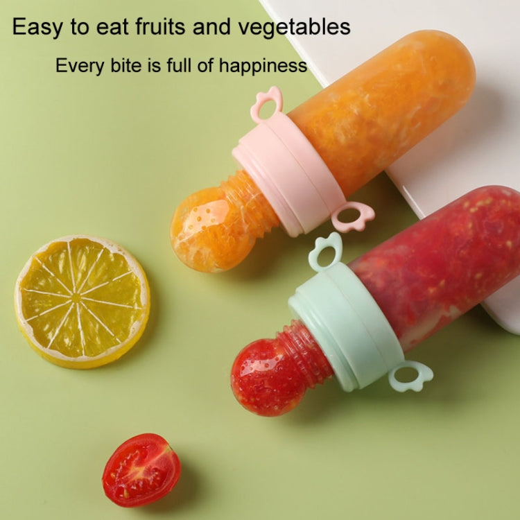 Portable Dual-purpose Baby Food Feeding Spoon Fruit Vegetable Silicone Feeding Pacifier Bottle(Pink) - Cups & Silicone Nipple by PMc TechLife | Online Shopping South Africa | PMc TechLife | Buy Now Pay Later Mobicred