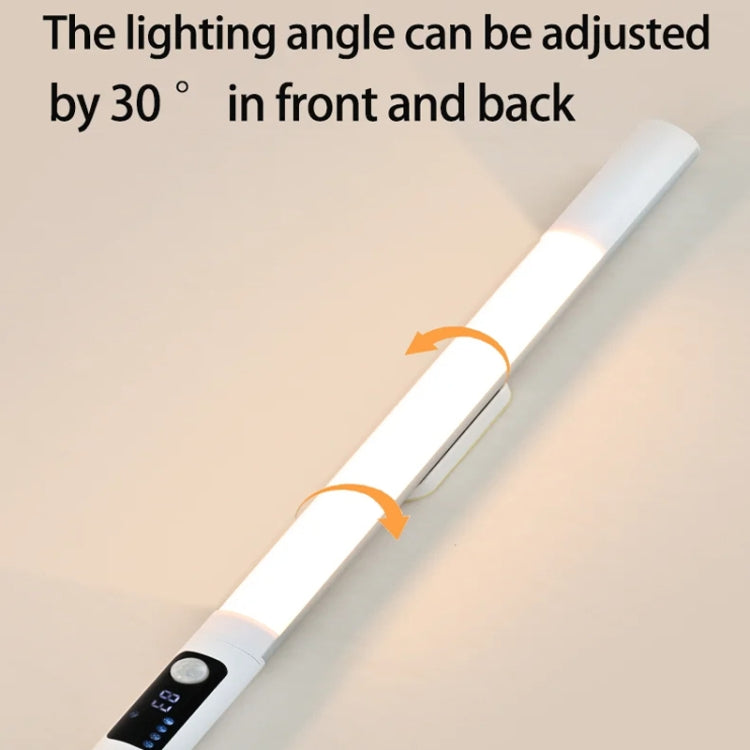 Rechargeable Under Cabinet LED Motion Sensor Night Light with Digital Display 2000mAH(Black) - Sensor LED Lights by PMC TechLife | Online Shopping South Africa | PMC TechLife | Buy Now Pay Later Mobicred