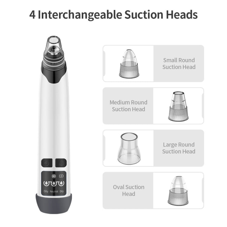KS-X007 Electric Heating Hot Compress Pore Cleaner Home Facial Blackhead Acne Remover(White) - free shipping - PMC TechLife - Order now!