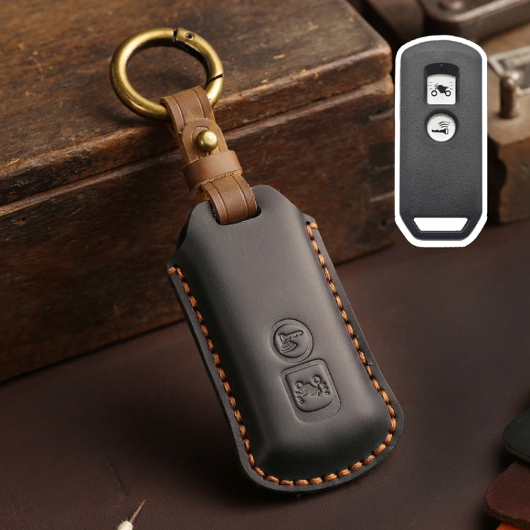 For Honda NS125LA/Lead125/PCX160/Forza 350 Hallmo Motorcycle Key Case, Color: 2 Keys Black - free shipping - PMC Jewellery - Order now!
