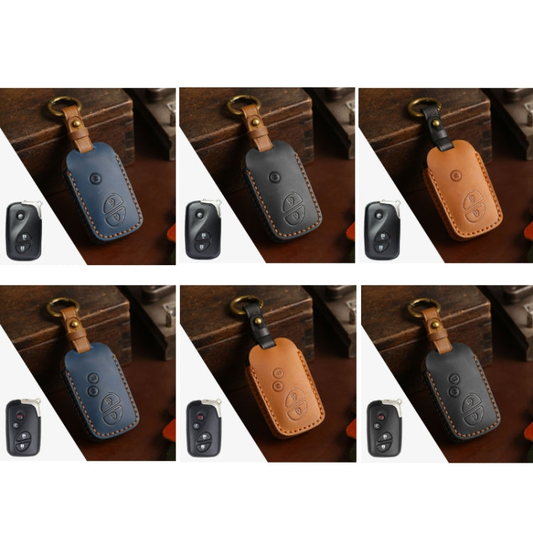 For Lexus RX270/ES240/LX570 Hallmo Car Key Cover, Color: 4 Keys Black - Car Key Cases by Hallmo | Online Shopping South Africa | PMC TechLife | Buy Now Pay Later Mobicred