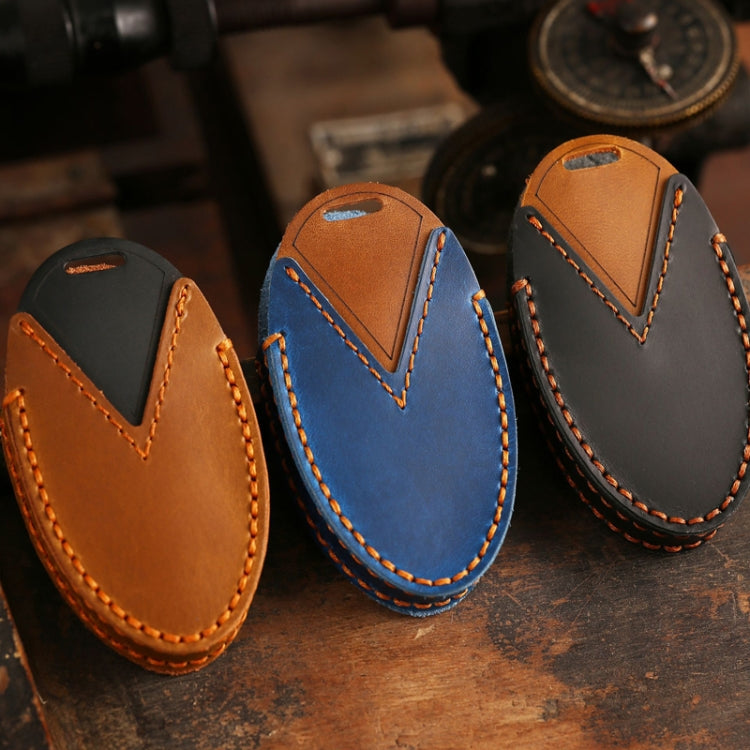 For Korean Hyundai Hallmo Car Handmade Key Bag, Color: 7 Keys Black - Car Key Cases by Hallmo | Online Shopping South Africa | PMC TechLife | Buy Now Pay Later Mobicred